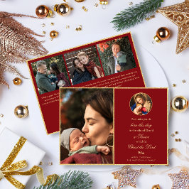 宗教的マドンナと子カトリック写真クリスマス シーズンカード