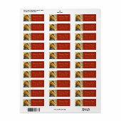 宗教的マドンナ&チャイルドクリスマスホリデー ラベル (フルシート)