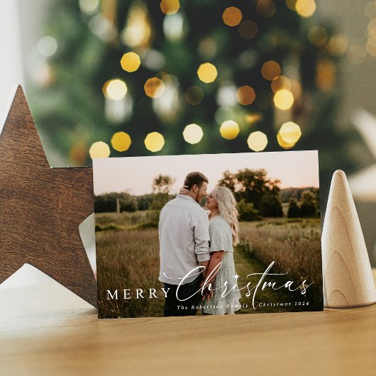 宗教的モダンなクリスマススター シーズンカード