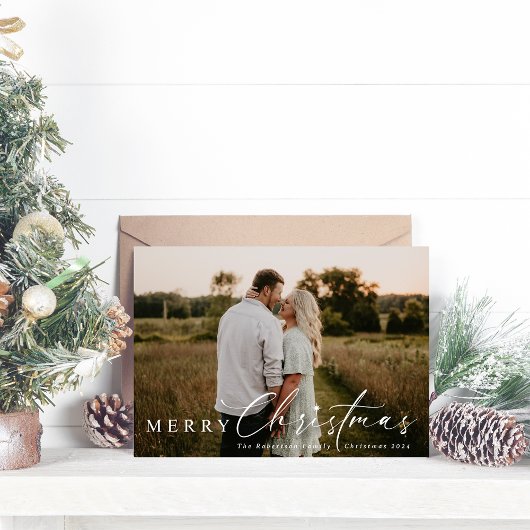 宗教的モダンなクリスマススター シーズンカード