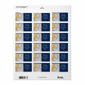 宗教的モダンなクリスマスマドンナと子供 ラベル (フルシート)