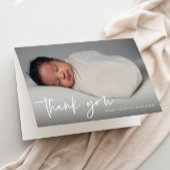 宗教的モダン写真バプテスマの脚本 サンキューカード