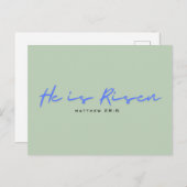 宗教的モダン復活祭カード ポストカード (正面/裏面)