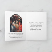 宗教的ルーベンスイエスヴァージンメアリージョセフ シーズンカード (内部)