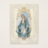 宗教的ヴァージンメアリスペインのー葬儀祈りの言葉 (正面)