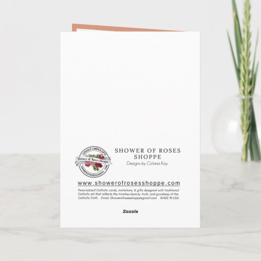 宗教的ヴァージンメアリーイエス祈りの言葉聖なる書物、 経典 カード (裏面)