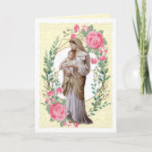 宗教的ヴァージンメアリーイエズピンクローズ シーズンカード (正面)