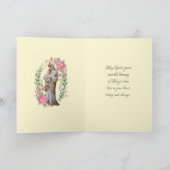 宗教的ヴァージンメアリーイエズピンクローズ シーズンカード (内部)