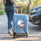 宗教的ヴァージンメアリーバラフェイティマ国旗のシール シール (スーツケースインサイチュ)