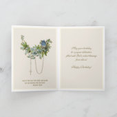 宗教的ヴァージンメアリーフローラゴッドマザー カード (内部)