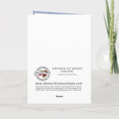 宗教的ヴァージンメアリールルド祈りの言葉ロザリーカード カード (裏面)