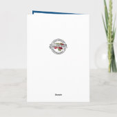 宗教的ヴィンテージイースターフローラクロス恵みホ シーズンカード (裏面)