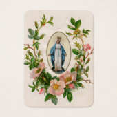 宗教的ヴィンテージヴァージンメアリーフローラ葬儀 (正面)