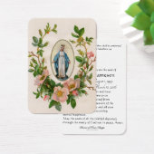 宗教的ヴィンテージヴァージンメアリーフローラ葬儀 (デスク)