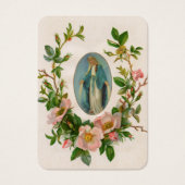 宗教的ヴィンテージヴァージンメアリーフローラ葬儀 (正面)