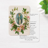 宗教的ヴィンテージヴァージンメアリーフローラ葬儀 (デスク)