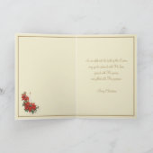 宗教的ヴィンテージ神聖なファミリーカトリック聖なる書物、 経典 シーズンカード (内部)