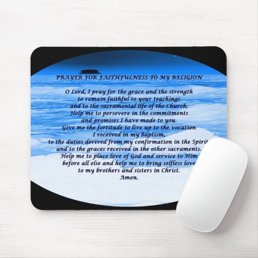 宗教的信仰祈りの言葉 マウスパッド (マウス)