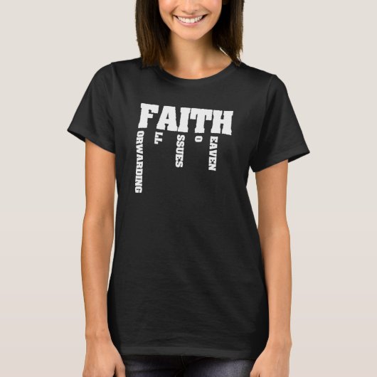 宗教的信仰霊的クリスチャン信者 Tシャツ (正面)