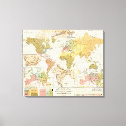 宗教的信念 キャンバスプリント (正面)