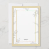 宗教的共感のお礼カード 招待状 (裏面)