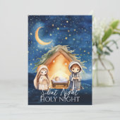 宗教的出生シーン写真なしクリスマス シーズンカード (スタンド正面)