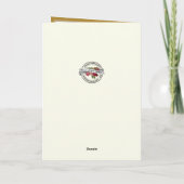 宗教的出生ロザリオヴィンテージイエズクリスマス シーズンカード (裏面)