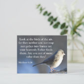 宗教的勇気付けられるはがき ポストカード (スタンド正面)