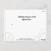 宗教的勇気付けられるはがき ポストカード (裏面)