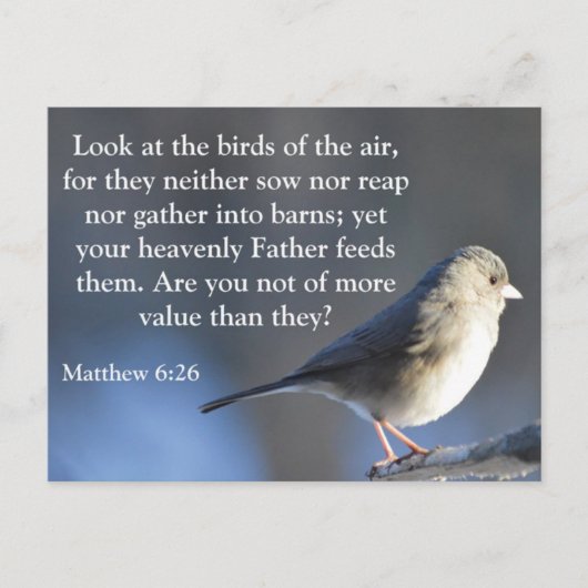 宗教的勇気付けられるはがき ポストカード (正面)