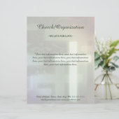 宗教的団体や組織ライトクロスレターヘッド レターヘッド (スタンド正面)