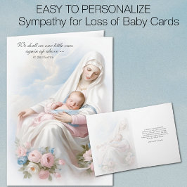 宗教的妊娠喪失悔やみや弔慰流産 カード