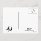 宗教的悔やみや弔慰はがき ポストカード (裏面)