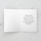 宗教的悔やみや弔慰サンキューカード – ドーブ サンキューカード (内部)
