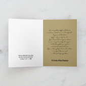 宗教的悔やみや弔慰サンキューカード – ドーブ サンキューカード (内部)