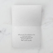 宗教的悔やみや弔慰白水百合 カード (内部)