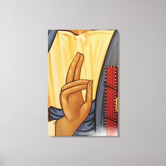 宗教的手信号アート キャンバスプリント (正面)