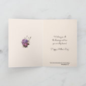 宗教的母の日ヴァージンマリーラムイエス カード (内部)