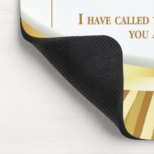 宗教的生活の個人的で金色のジュビリー マウスパッド (コーナー)