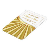 宗教的生活の個人的で金色のジュビリー マグネット (左側)