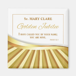 宗教的生活の個人的で金色のジュビリー マグネット