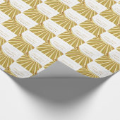 宗教的生活の個人的で金色のジュビリー ラッピングペーパー (コーナー)