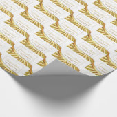 宗教的生活の個人的で金色のジュビリー ラッピングペーパー (コーナー)