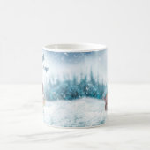 宗教的祈なウサギのマ感動的グ コーヒーマグカップ (中央)