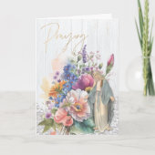 宗教的祈なヴァージンメアリー カード (正面)