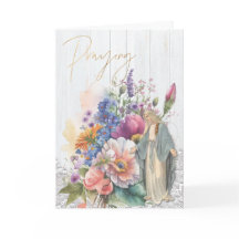 宗教的祈なヴァージンメアリー