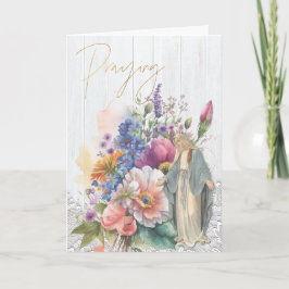 宗教的祈なヴァージンメアリー カード