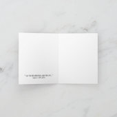 宗教的空白の悔やみや弔慰サンキューノートカード サンキューカード (内部)