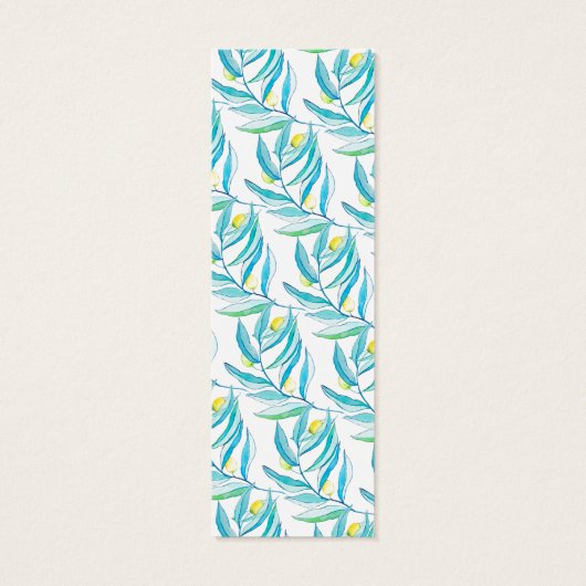 宗教的素朴バイブルモダンミントシトラスのブックマーク (裏面)