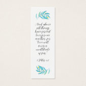 宗教的素朴バイブルモダンミントシトラスのブックマーク (正面)